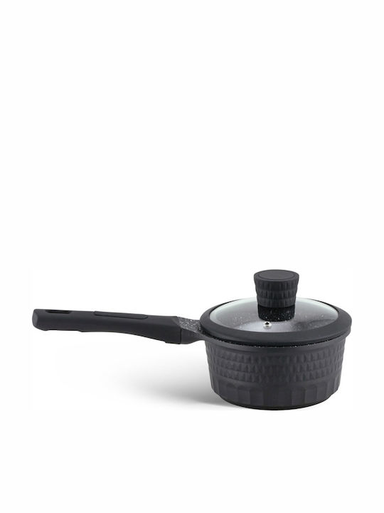 Edenberg Set de vase de gătit din aluminiu Negru cu strat antiaderent 10buc