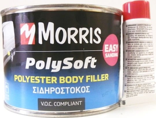Morris Polysoft Polyester Body Filler Iron Putty 2 Components / Polyester Beige 1kg