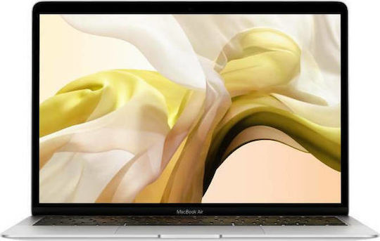 Apple MacBook Air 13.3" (2020) IPS QHD+ (M1/8GB/256GB SSD) Silver (Международна английска клавиатура)
