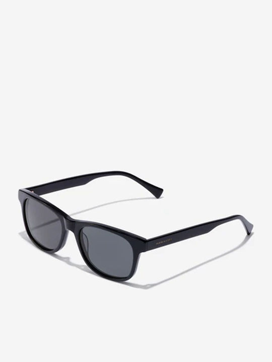 Hawkers Nº35 Unisex Γυαλιά Ηλίου με Μαύρο Κοκκάλινο Σκελετό και Μαύρο Φακό