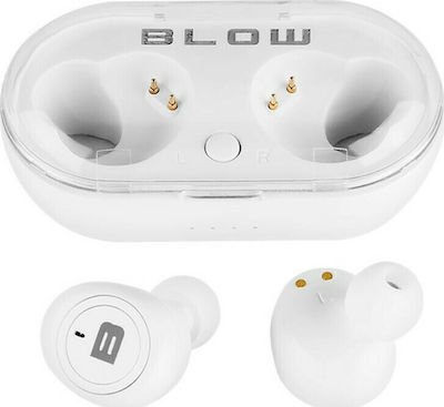 Blow BTE100 In-ear Bluetooth Handsfree Earphones with Charging Case Whitά