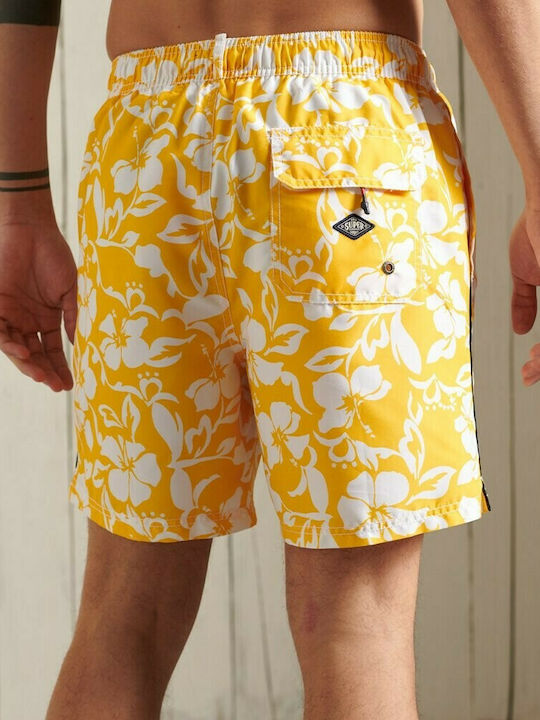 Superdry Men's Swimwear Shorts Yellow Floral