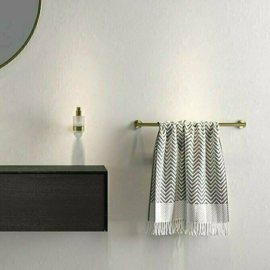 Geesa Nemox Single Wall-Mounted Bathroom Hook ​3x3cm Gold Brushed