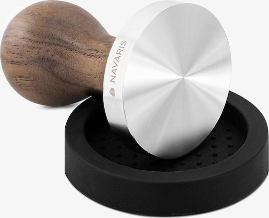 Navaris Tamper with Flat Surface 58mm in Brown Color