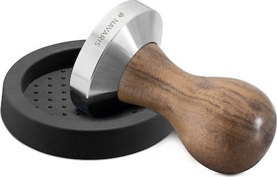 Navaris Tamper with Flat Surface 58mm in Brown Color