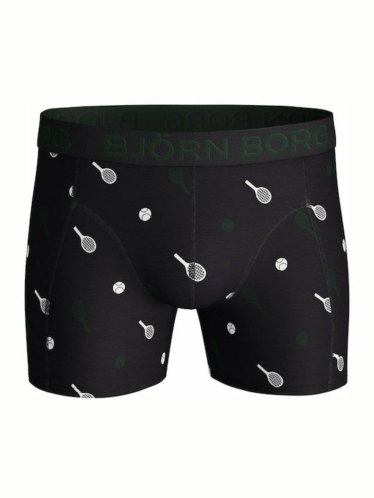 Björn Borg Men's Boxers Black with Patterns 2Pack