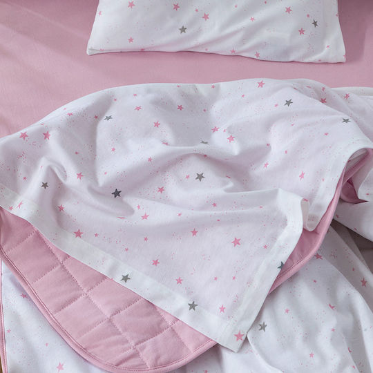 Nima Nene Baby Sheets Set Cradle Cotton Pink 70x110cm 2pcs