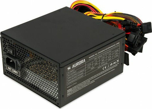 iBox Aurora 500W Negru Sursă de Alimentare Calculator Complet cu fir