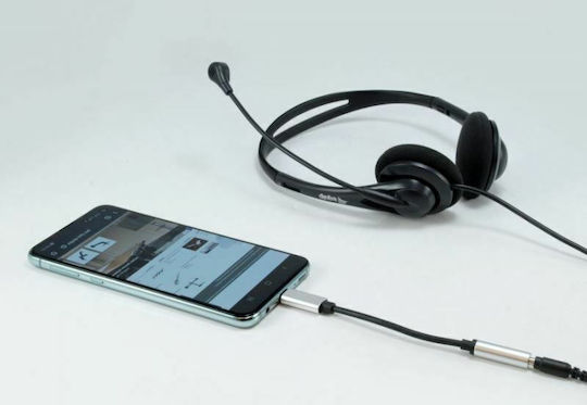 Equip t Converter USB-C male to 3.5mm female Silver 1pcs