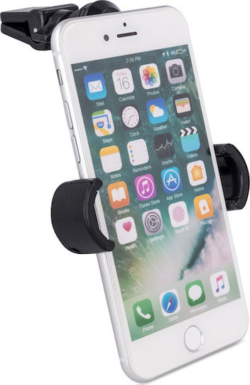 Forever Universal Suport Suport Auto pentru Telefon cu cârlige reglabile Neagră