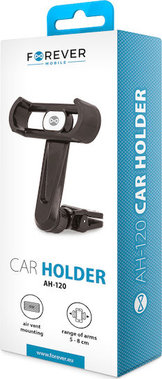 Forever Universal Suport Suport Auto pentru Telefon cu cârlige reglabile Neagră