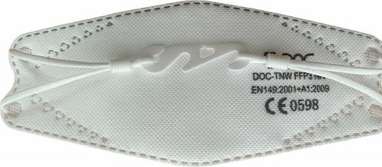 Doc High Protection Mask FFP3 NR Protective Mask FFP3 White 1pcs