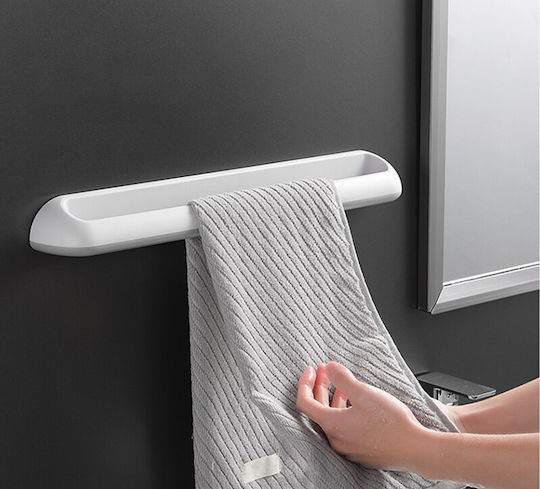 OENEN CLN-0036 Schiene Badezimmer Einzel Wandmontage Aufkleber ​46x5cm Weiß
