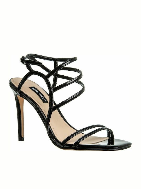 Nine West Women's Sandals Zana3 with Ankle Strap Black