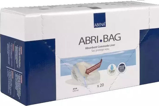 Abena Abri Bag Bedpan Bedpan 630ml 20pcs 1000005111