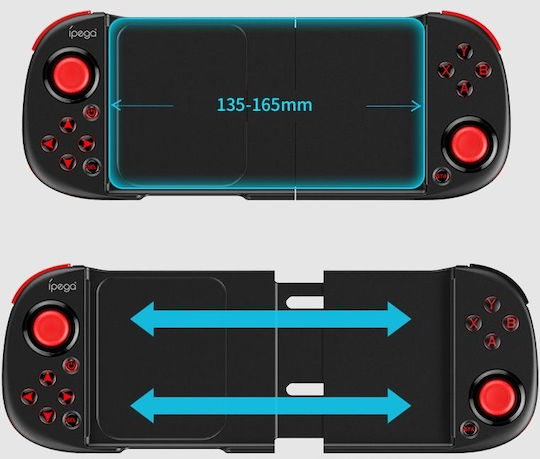 iPega 9217 Ασύρματο Gamepad για Android / iOS Black