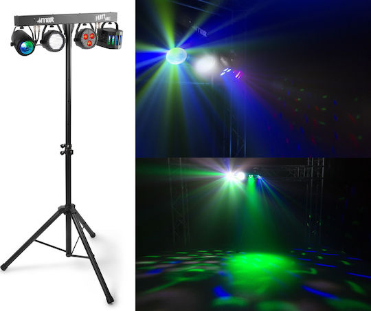 Max Audio Moving Light LED PAR DMX PartyBar09 RGBW