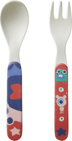 Tommee Tippee Feeding Set made of Bamboo Multicolour 5pcs