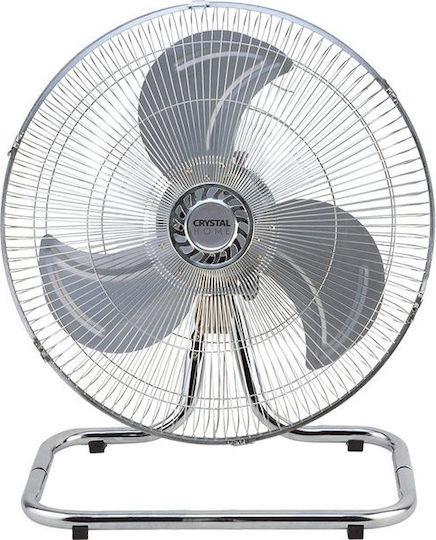 Crystal Home Air Metal Dual Πολυμορφικός Ανεμιστήρας 80W Διαμέτρου 45cm Μαύρος