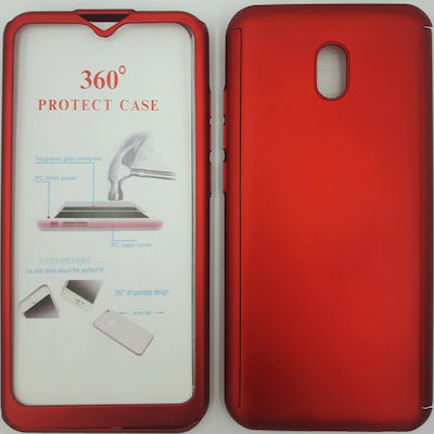 Plastic 360 Full Cover Red (Redmi 8A)