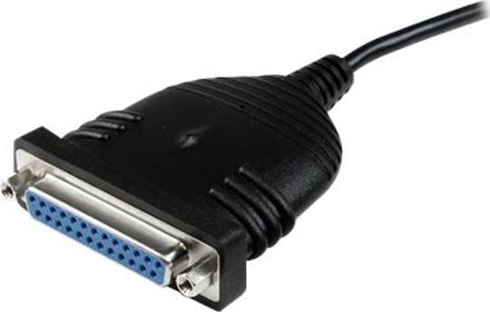 StarTech Καλώδιο USB-A σε RS232 25-pin female 1.8m Μαύρο