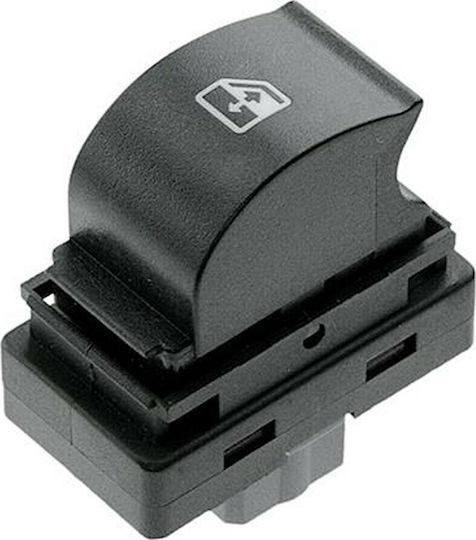 NTY Car Window Switch for Citroen Nemo Fiat Fiorino Peugeot Bipper 2008 4pin Black