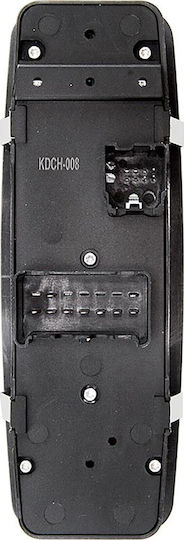 NTY Fensterheberschalter Auto für Hyundai Santa Fe 2006 Schwarz