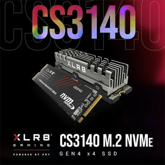 PNY CS3140 SSD 2TB τύπου M.2 με σύνδεση PCI Express 4.0 (PS5 Compatible) M280CS3140-2TB-RB