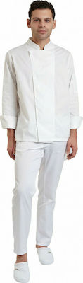 Axon 50-321-2 Chef Long Sleeve Polycotton Jacket White