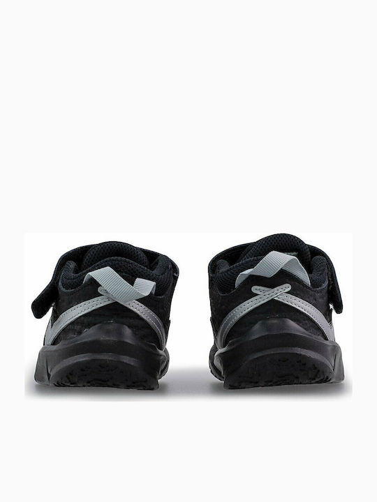 Team Hustle D 10 TD Αθλητικά Παιδικά Παπούτσια Running με Σκρατς Black / Volt / White / Metallic Silver
