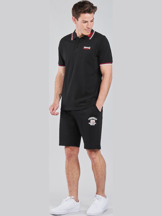 Lion Polo Short Sleeve T-shirt Black