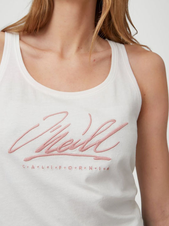 Women's Athletic Blouse Sleeveless White