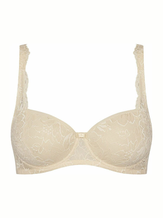 Amourette Charm Бежов Minimizer Сутиен с Банели