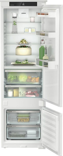 Liebherr Built-in Fridge-Freezer 255lt NoFrost H178.8xW57xD55cm White Plus