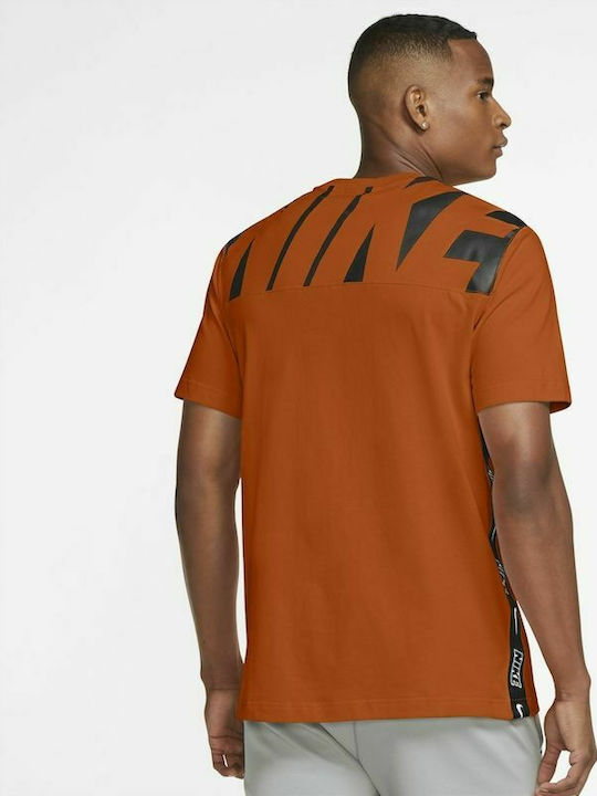 Nike Sportswear T-shirt Bărbătesc cu Mânecă Scurtă Portocaliu