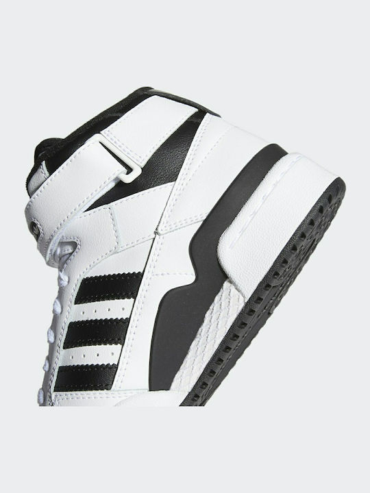 Forum Mid J Kids Sneakers High with Scratch Cloud White / Core Black