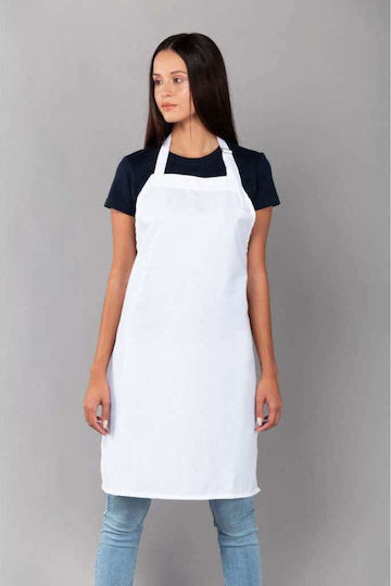 About Basics Ποδιά Barista / Bartender Ολόσωμη 00408 White