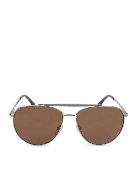 Lacoste Sunglasses Silver with Metal Frame Lacoste Sunglasses Silver with Metal Frame