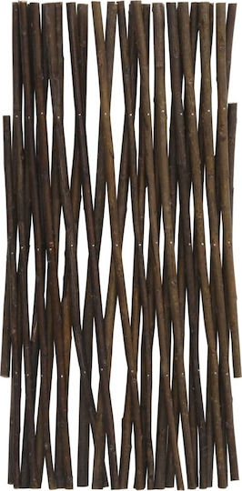 Grătare Pliabile De Grădină Din Lemn Cu Design În Grilă Rombul Maro 180x30cm 5 Piese