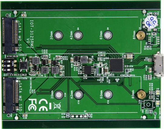 StarTech Θήκη για 2 Σκληρούς Δίσκους M.2 SATA III με σύνδεση USB 3.1