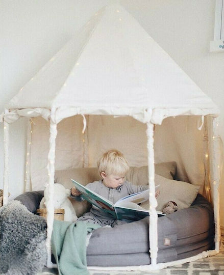 Kids Concept Παιδική Σκηνή Κάστρο Montessori Λευκό για 3 χρονών και άνω