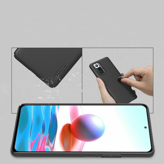 Nillkin Super Frosted Back Cover Plastic Black (Redmi Note 10 Pro)