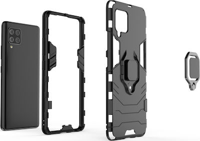 Hurtel Armor Ring Back Cover Σιλικόνης Μαύρο (Galaxy A42)