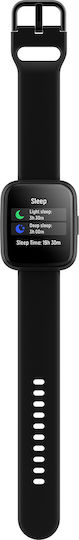 Forever Forevigo 2 SW-310 Smartwatch με Παλμογράφο (Μαύρο)