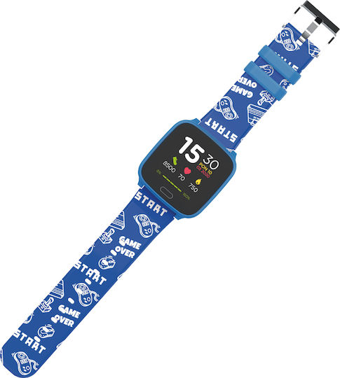 Forever JW-100 Smartwatch mit Pulsmesser (Blau)