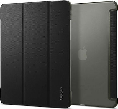 Spigen Liquid Air Folio Flip Cover Πλαστικό / Δερματίνης Μαύρο (iPad Pro 2021 12.9")