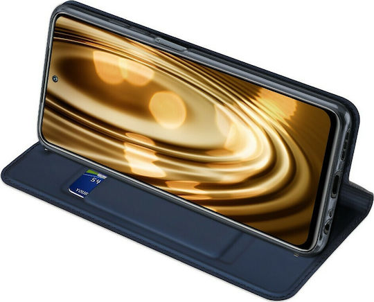 Dux Ducis Skin Pro Book Synthetic Leather Blue (Redmi Note 10 / 10s / Poco M5s)