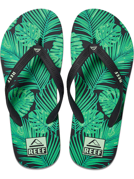 Reef Seaside Herren-Flip-Flops Schwarz