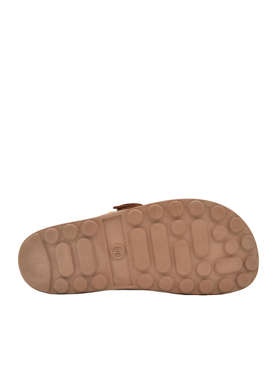 Eva Leather Women's Anatomic Sandals Tabac Brown