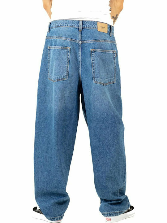 Reell R20F Men's Jeans Pants in Baggy Line Blue